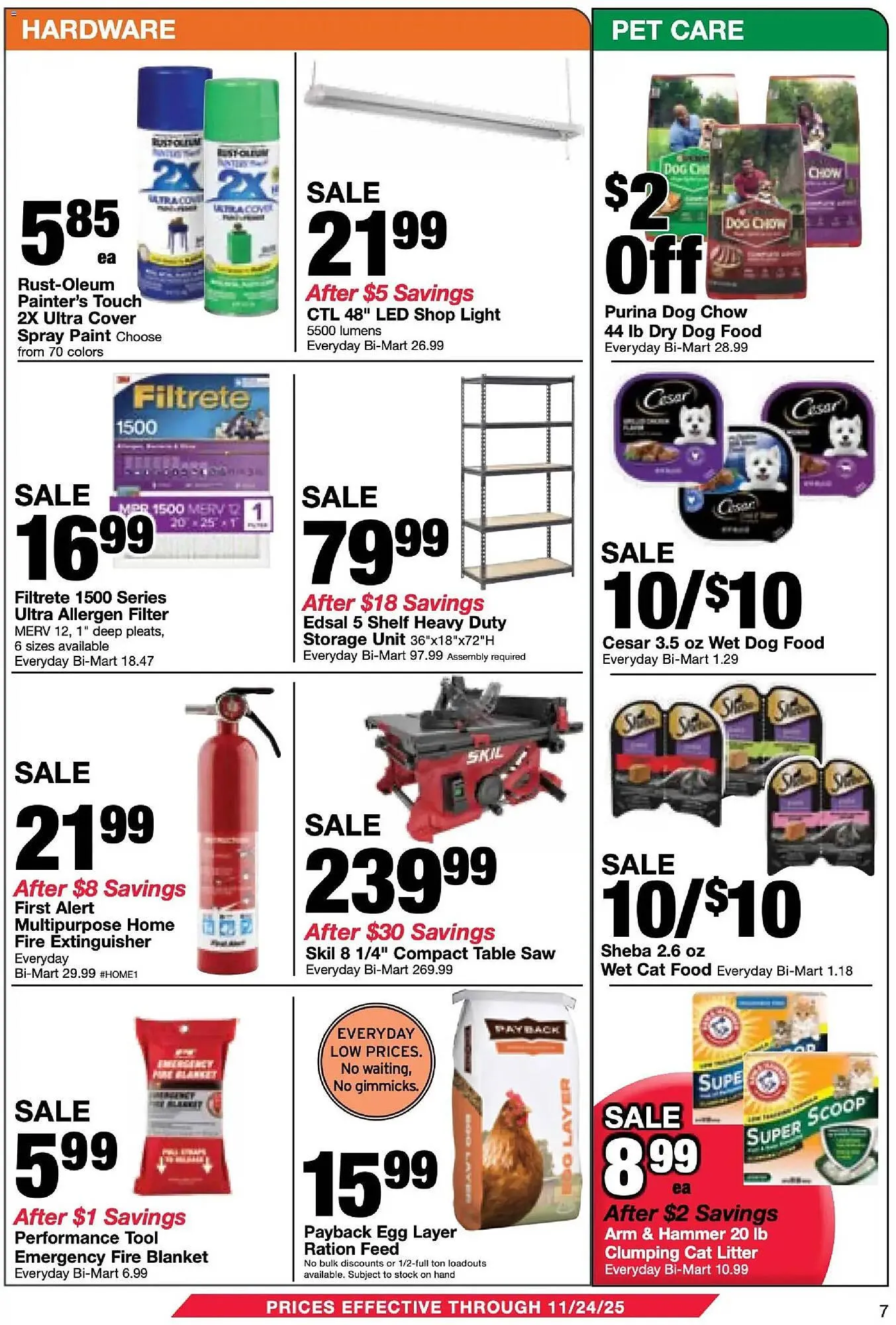 Weekly ad Bi-Mart weekly ad from November 11 to November 25 2025 - Page 7