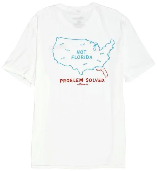 FloGrown Mens Not Florida Short Sleeve Graphic Tee