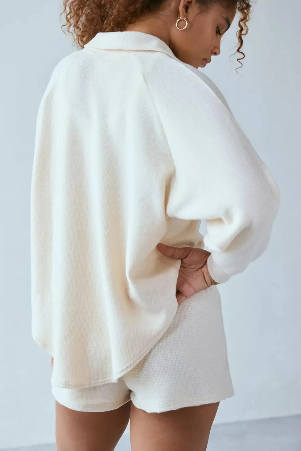 Out From Under Cosima Cozy Collared Top