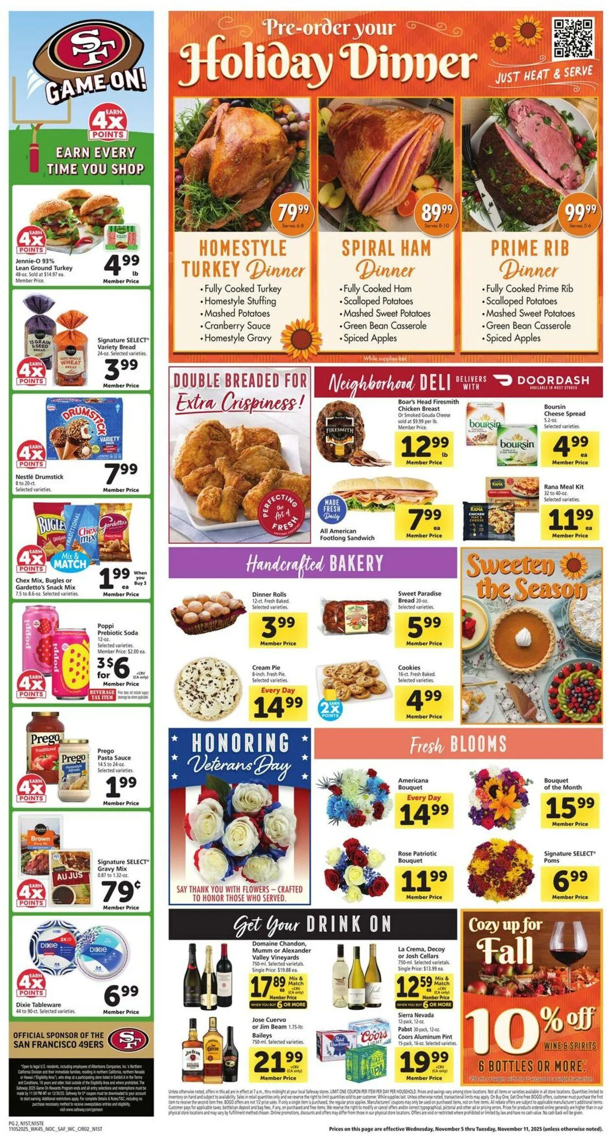 Catálogo de Safeway Current weekly ad 5 de noviembre al 11 de noviembre 2025 - Página 2