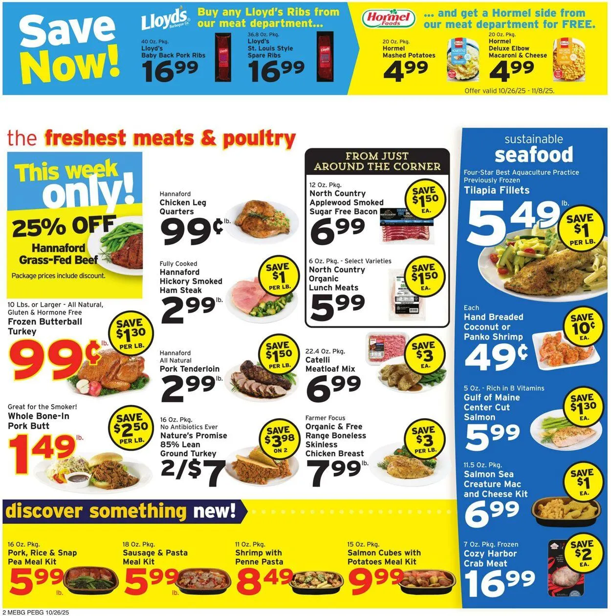 Weekly ad Hannaford Current weekly ad from October 26 to November 1 2025 - Page 2