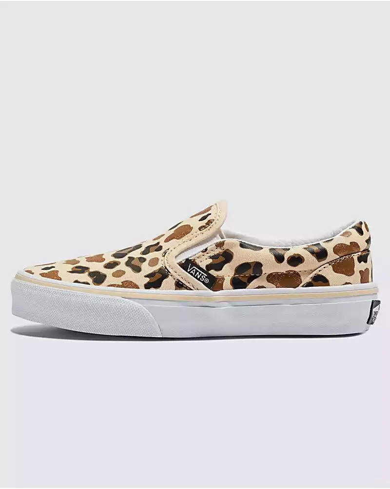 Kids Classic Slip-On Leopard Shoe