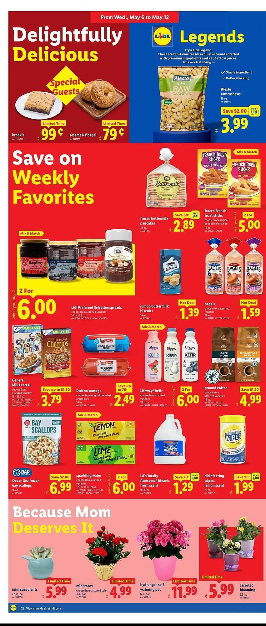 Weekly promotion Lidl weekly ad spanning from May 6 to May 12 2026 - Page 2 for Catalogue 365