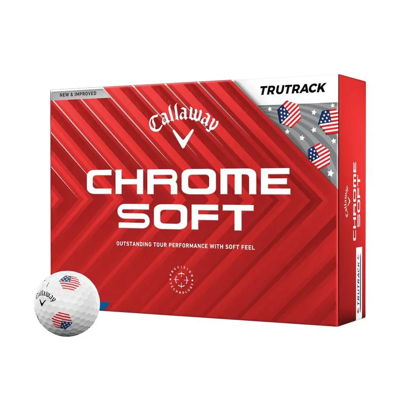 Chrome Soft USA TruTrack Golf Balls