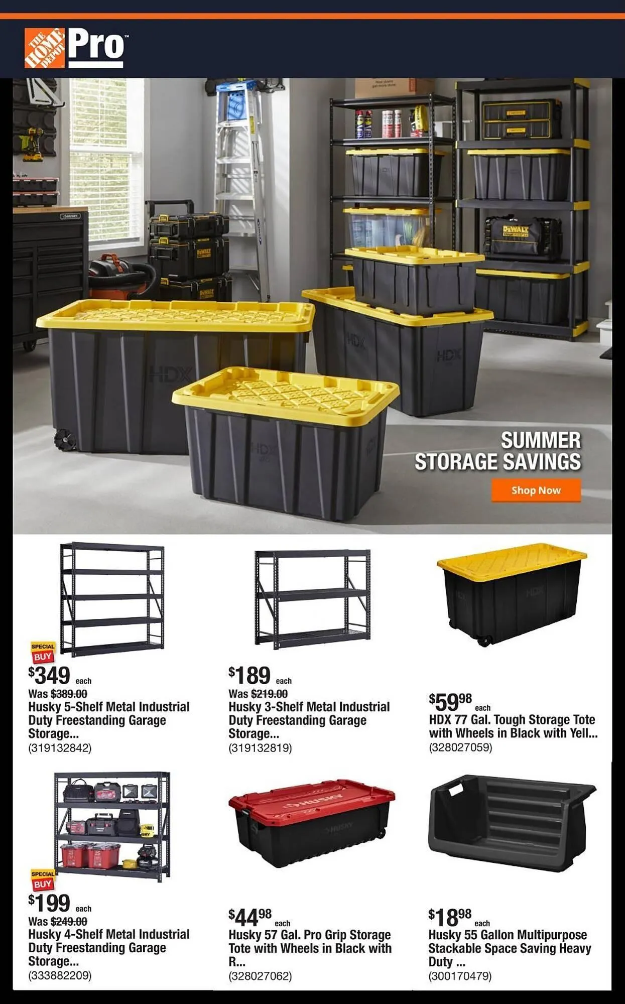 Weekly ad The Home Depot Weekly Ad from July 7 to July 14 2025 - Page 1