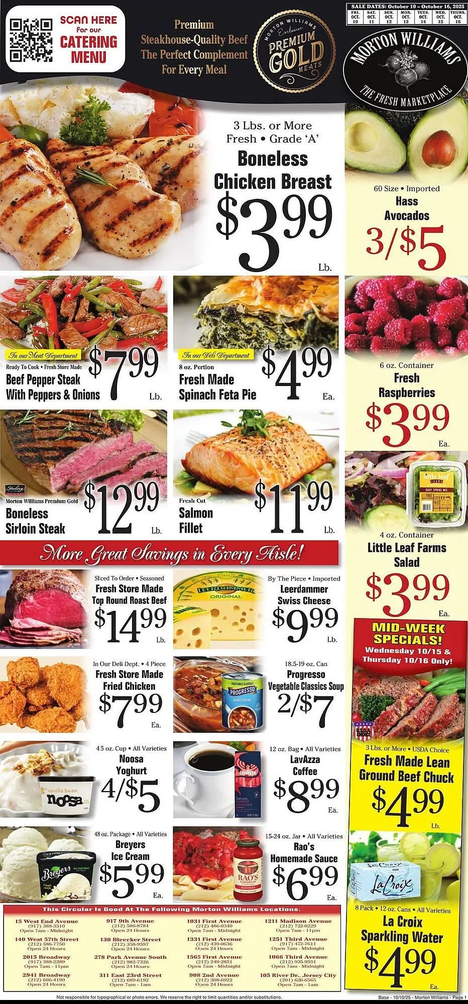 Weekly ad Morton Williams weekly ad from October 10 to October 16 2025 - Page 1