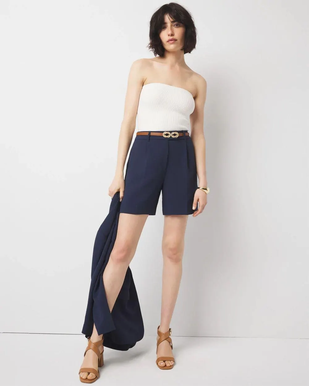 High-Rise Tailored Short