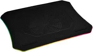 Thermaltake Massive 20 RGB Steel Mesh Panel Single 200mm Fan 10"‐19" Laptop Notebook Cooling Pad CL‐N014‐PL20SW‐A