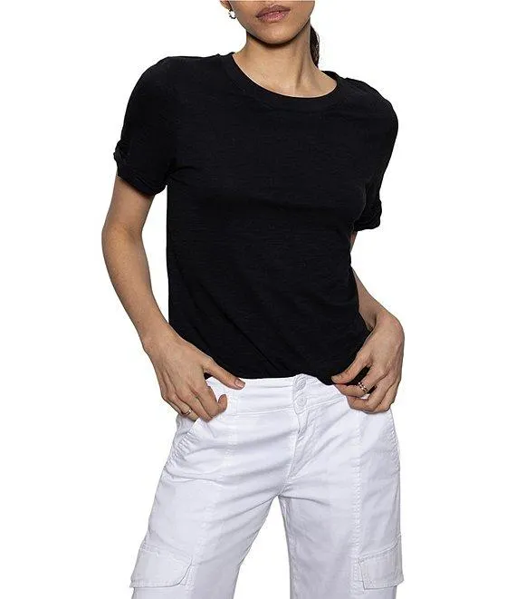 Perfect Tee Crew Neck Short Sleeve Remix Top