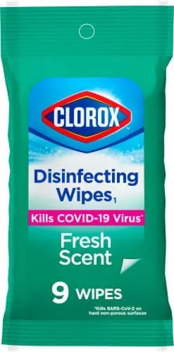 Clorox On the Go Fresh Scent Disinfecting Wipes