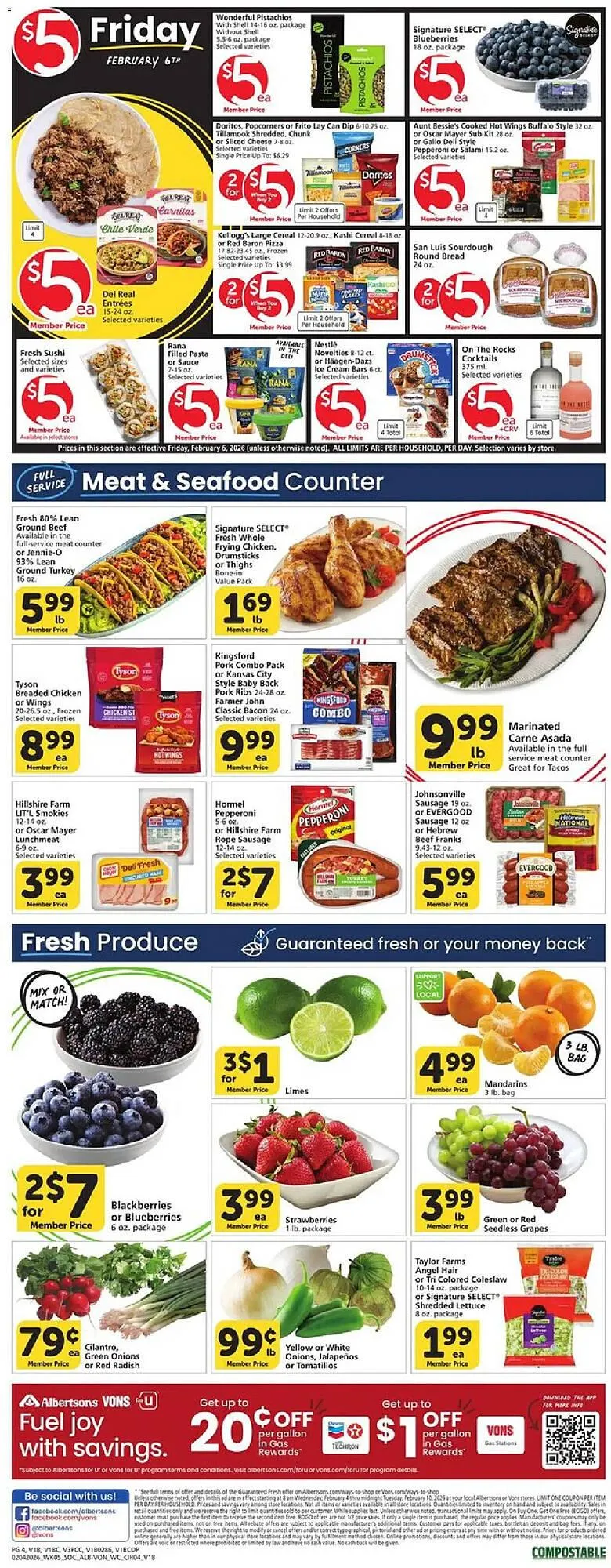 Weekly ad Vons weekly ad from February 4 to February 11 2026 - Page 5