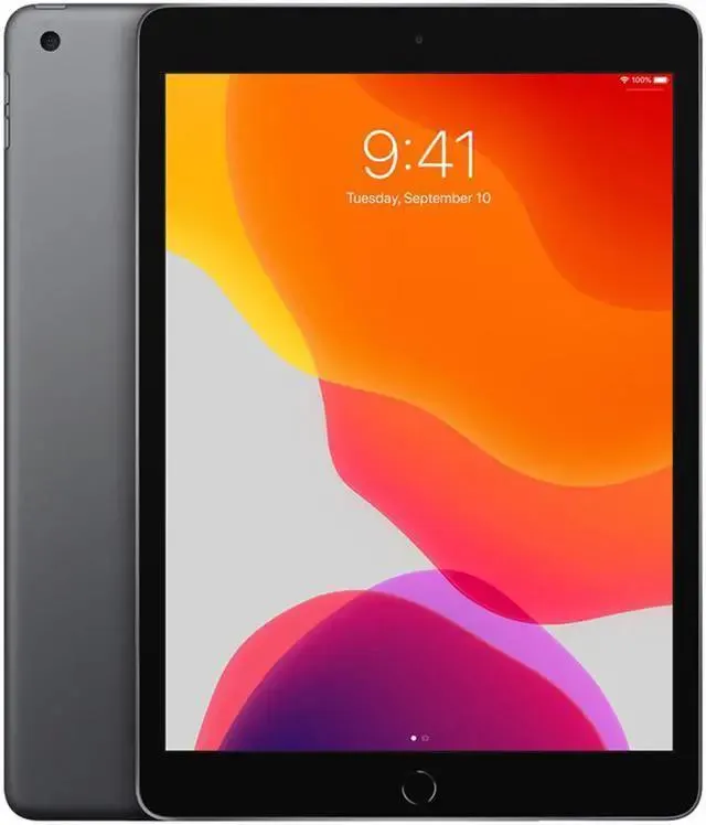 Refurbished Apple iPad 7th Gen (10.2 inch, 2019)- A grade, Wi-Fi only