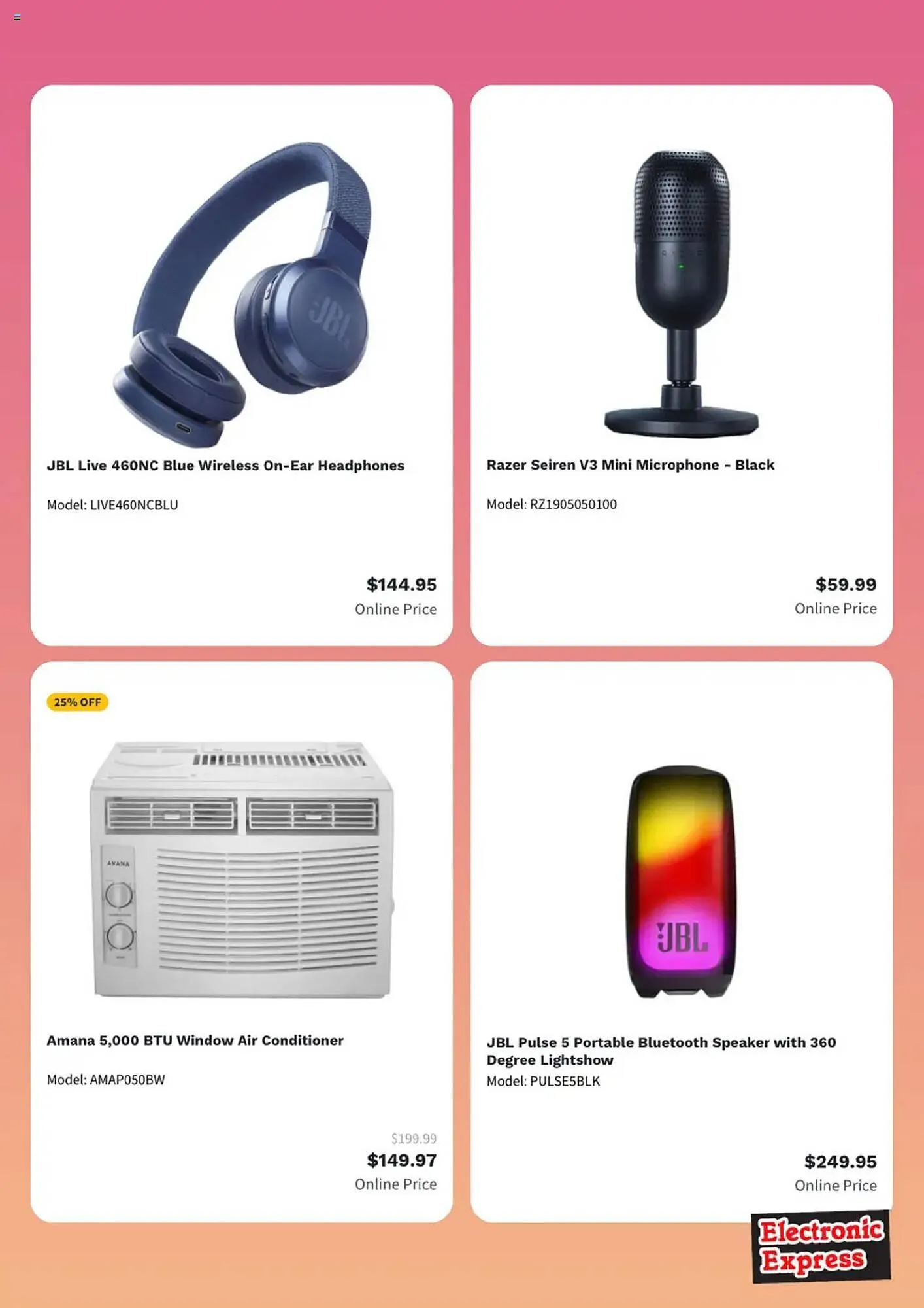 Weekly ad Electronic Express Weekly Ad from July 28 to August 5 2025 - Page 4