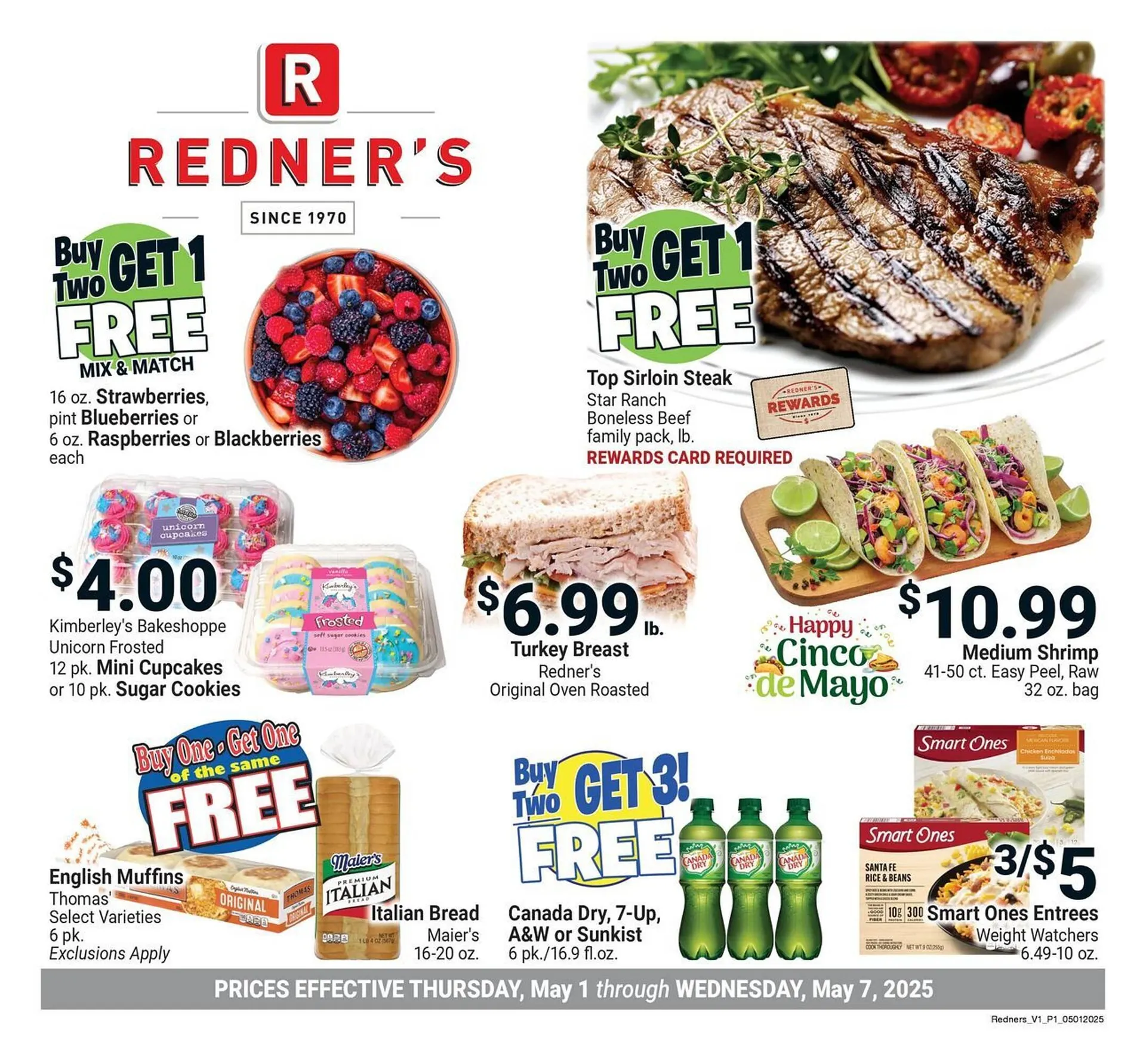 Weekly ad Redner's Warehouse Weekly Ad from May 1 to May 7 2025 - Page 1