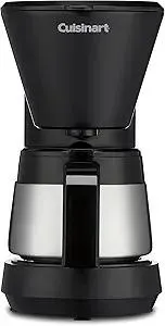 Cuisinart 5-Cup Coffeemaker with Stainless Steel Carafe, DCC-5570NAS