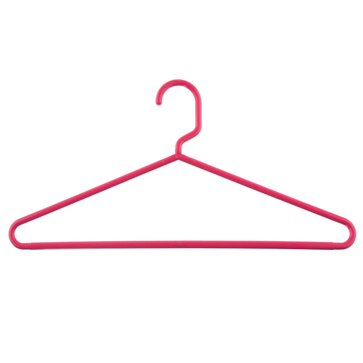 Heavy-Duty Tubular Hangers Bright Pink Pkg/72