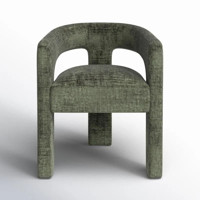 Darlington Chenille Upholstered Dining Arm Chair