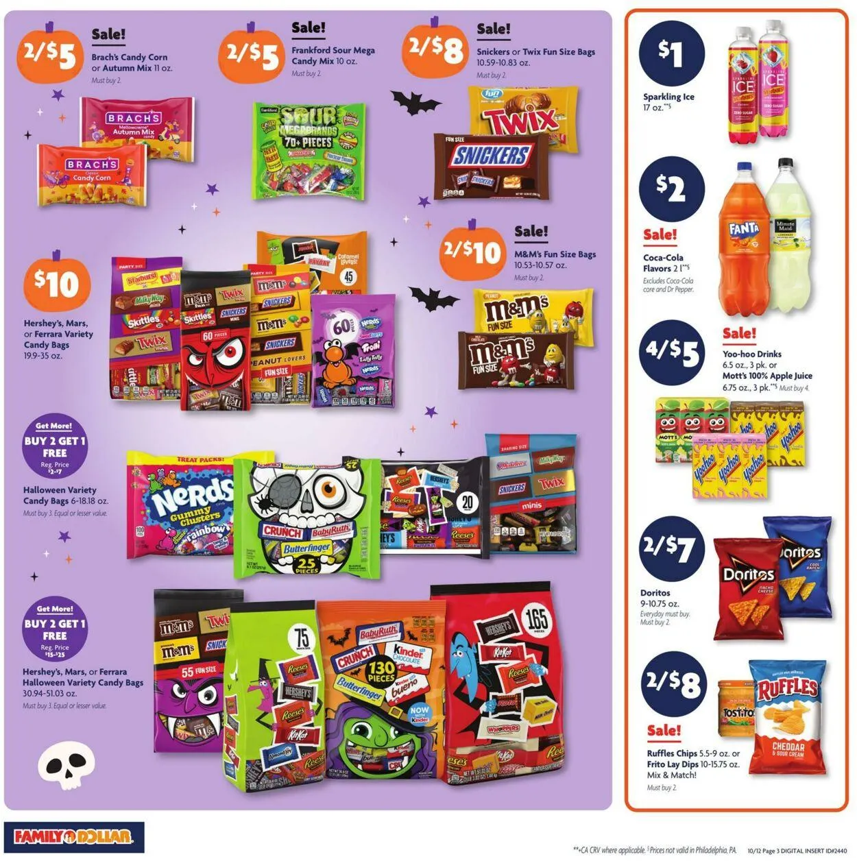 Weekly promotion Family Dollar Current weekly ad spanning from October 12 to October 18 2025 - Page 3 for Catalogue 365