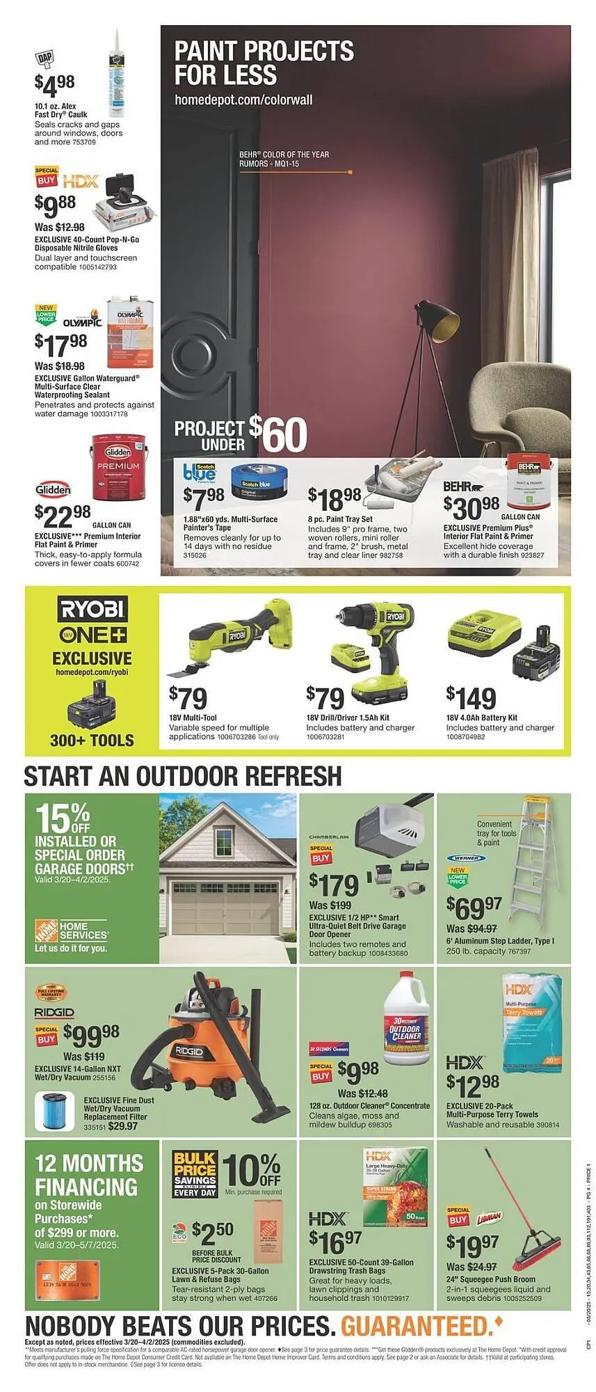 Weekly ad The Home Depot Weekly Ad from March 20 to April 3 2025 - Page 4