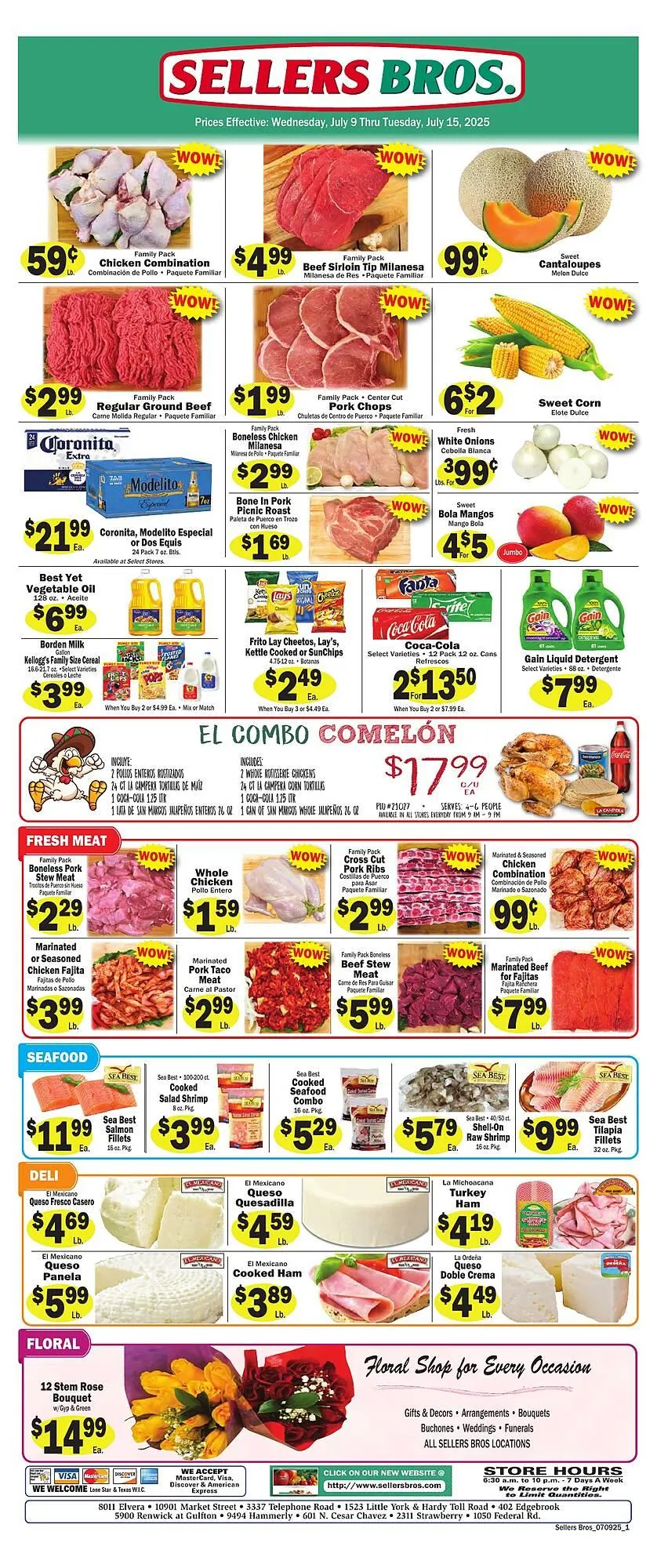 Sellers Bros Weekly Ad - 1