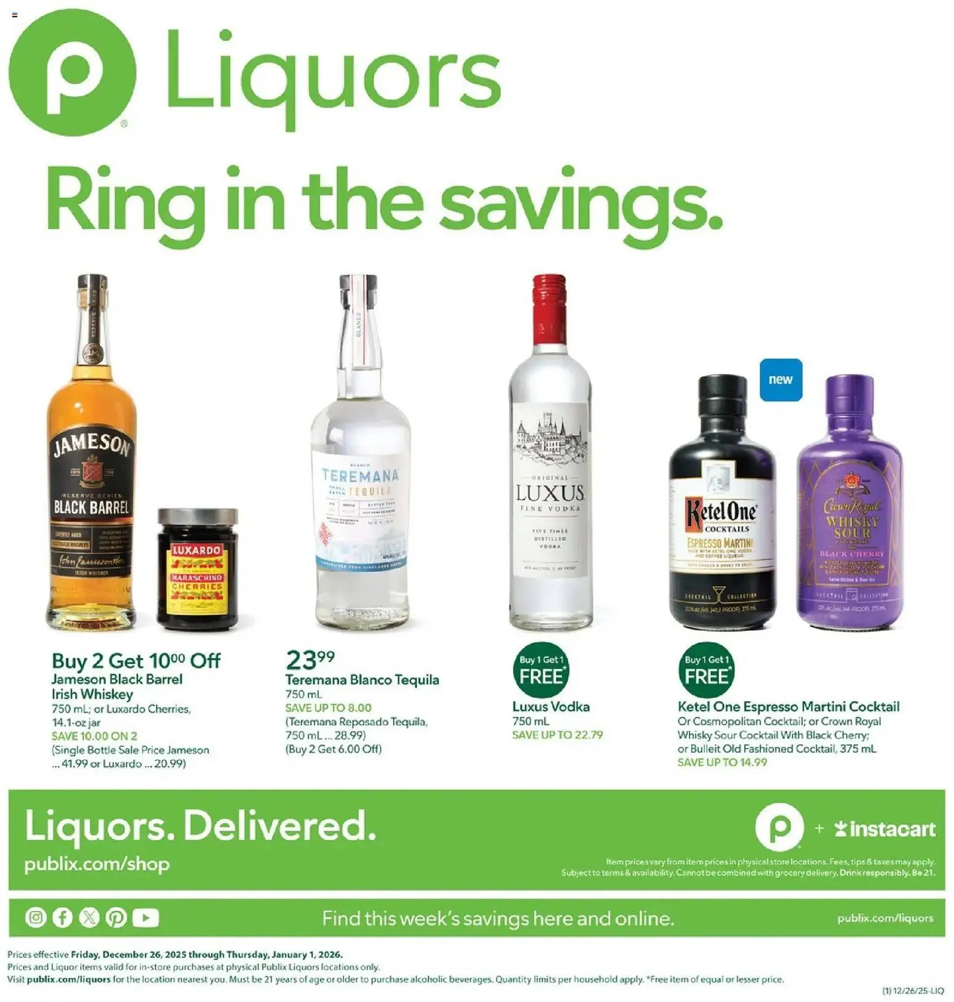 Weekly ad Publix weekly ad from December 26 to January 2 2026 - Page 1