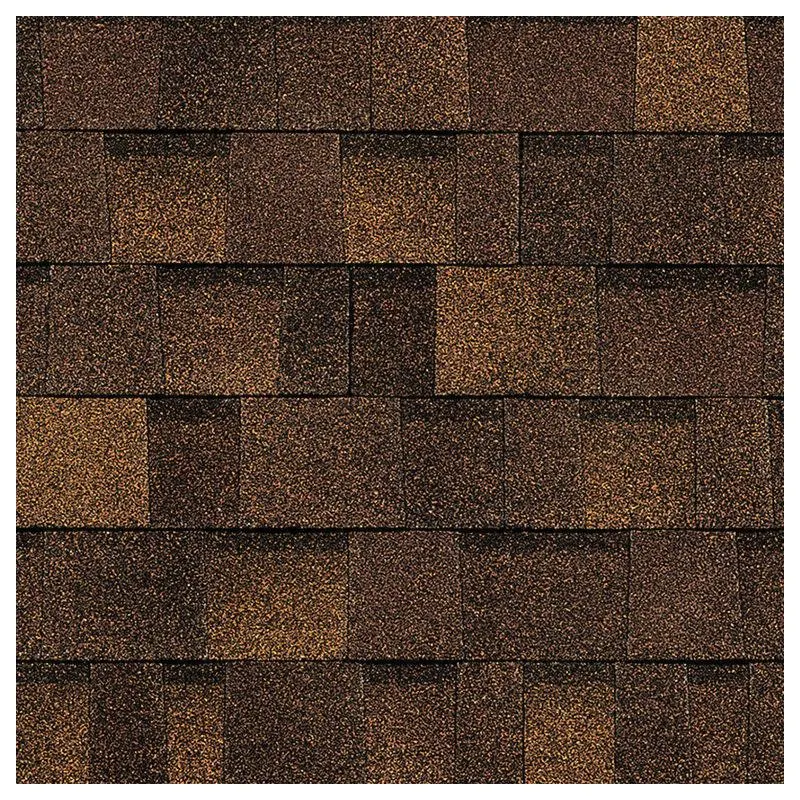 Oakridge Series HK23 Laminate Architectural Shingle, 39-3/8 in L, 13-1/4 in W, Asphalt, Brownwood