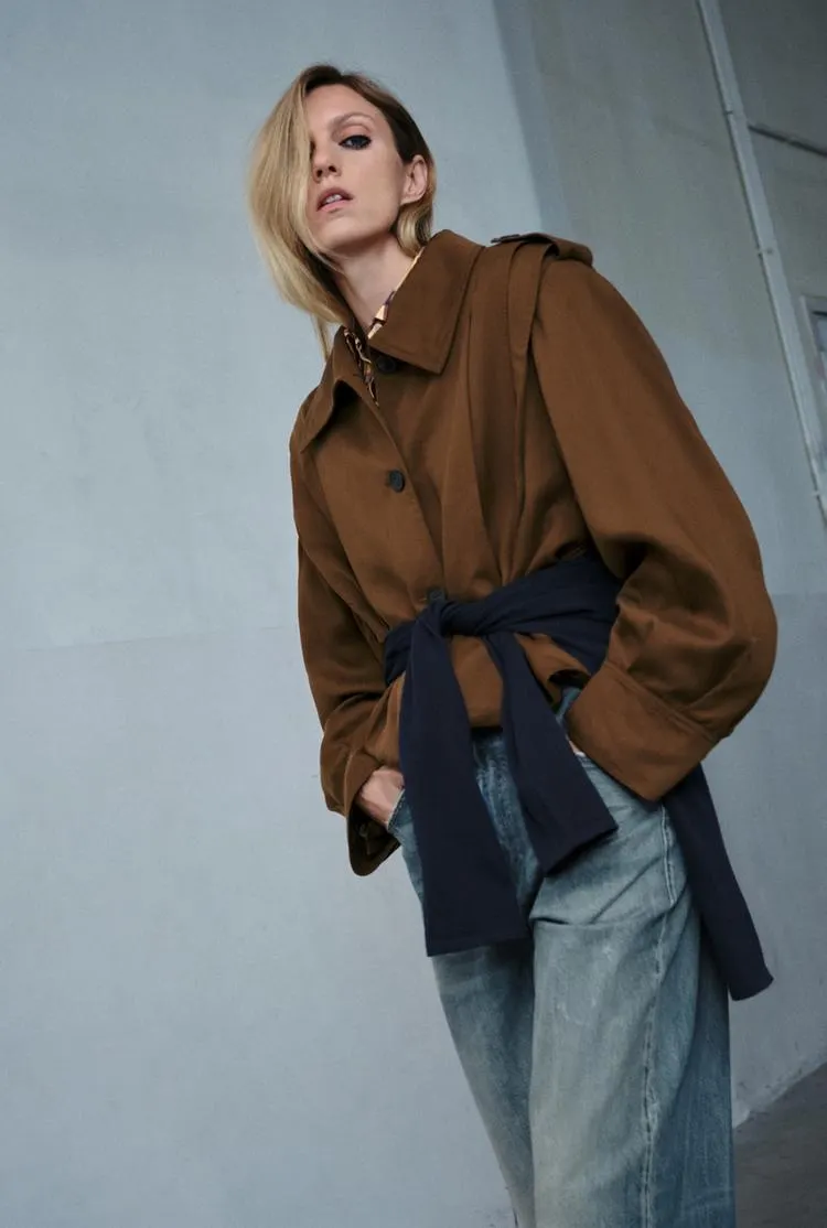 ZW COLLECTION MID-RISE BAGGY JEANS