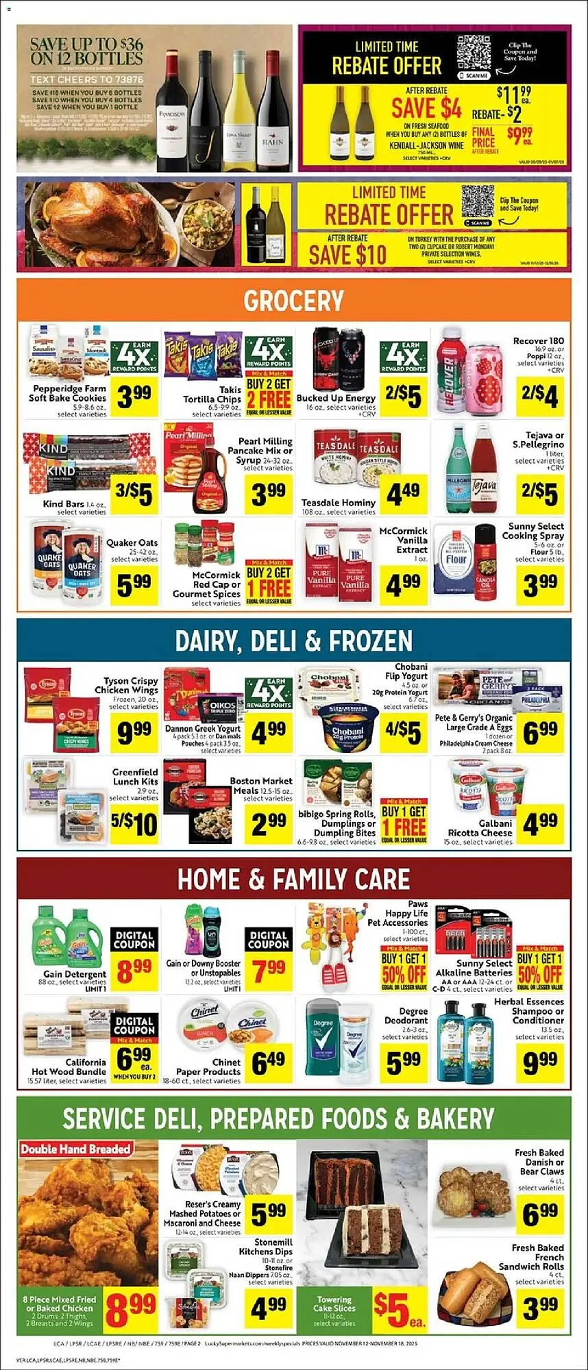 Weekly ad Lucky Supermarkets weekly ad from November 12 to November 19 2025 - Page 2