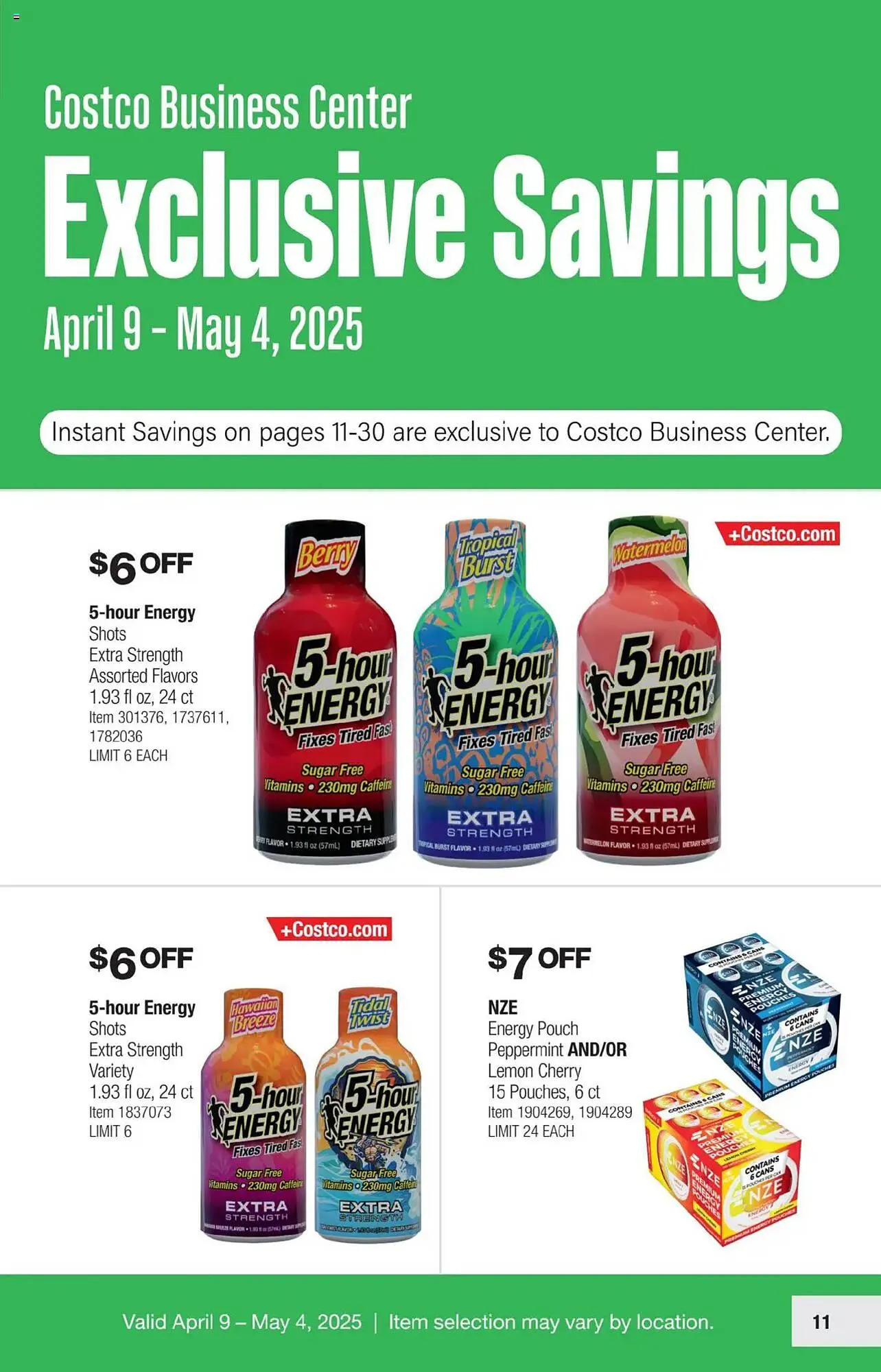 Catálogo de Costco Weekly Ad 9 de abril al 4 de mayo 2025 - Página 11