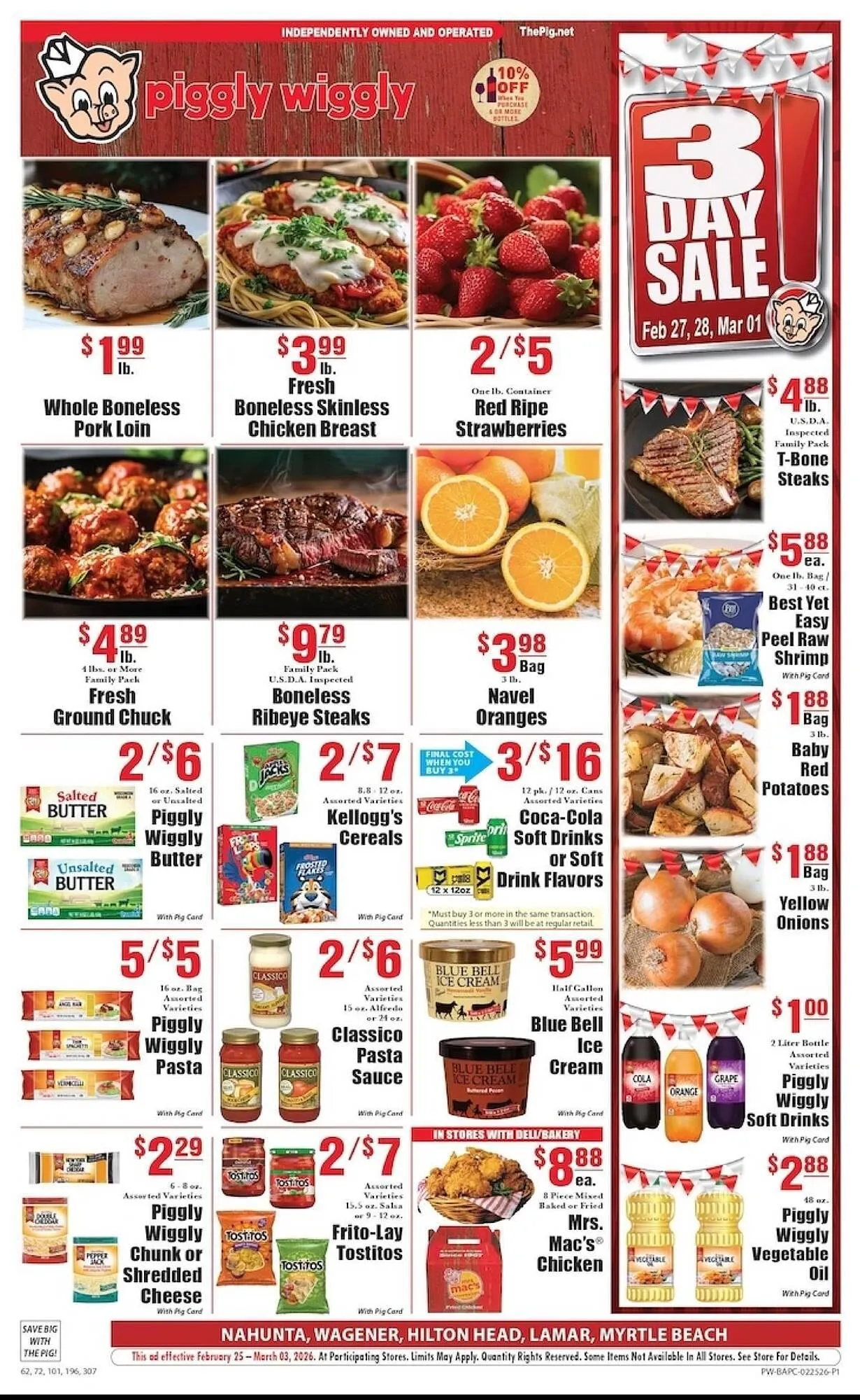 Weekly ad Piggly Wiggly weekly ad from February 25 to March 3 2026 - Page 1