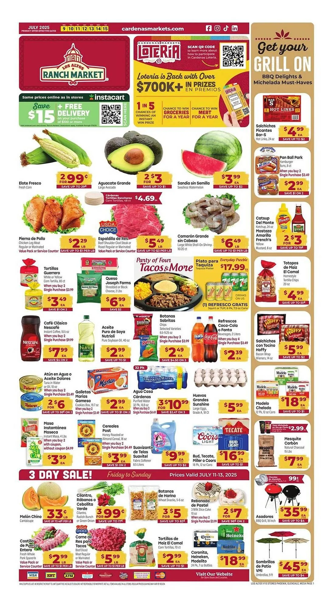 Los Altos Ranch Market Weekly Ad - 1
