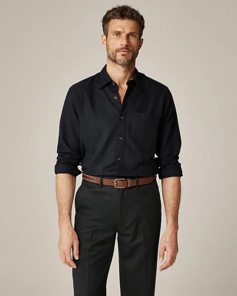 Cotton-cashmere blend shirt