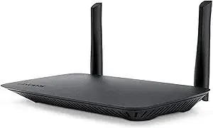 Linksys WiFi 5 Router, Dual-Band, 1,000 Sq. ft Coverage, 10+ Devices, Speeds up to (AC1000) 1.0Gbps - E5350