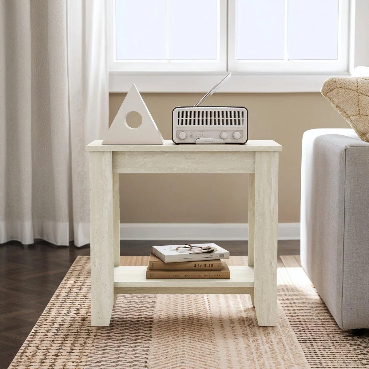 Weddel Basilico End Table with Storage