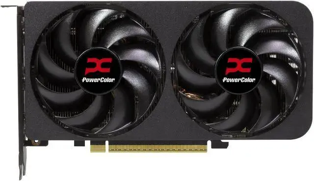 PowerColor Reaper Radeon RX 9060 XT 16GB GDDR6 PCI Express 5.0 x16 ATX Video Card RX9060XT 16G-A