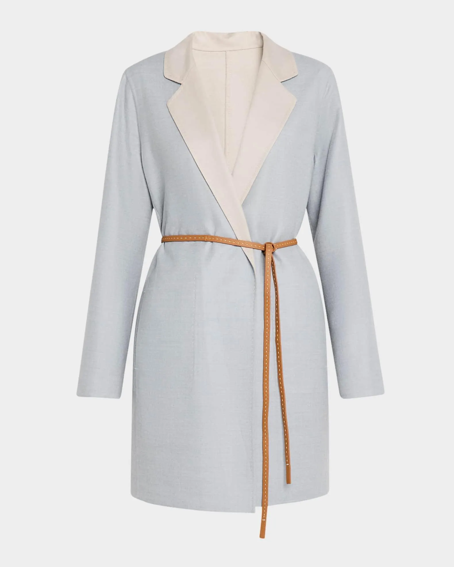 Belted Reversible Double-Faced Jacket