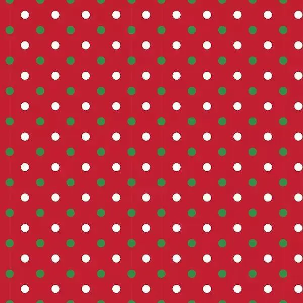 Dots Red Wrapping Paper