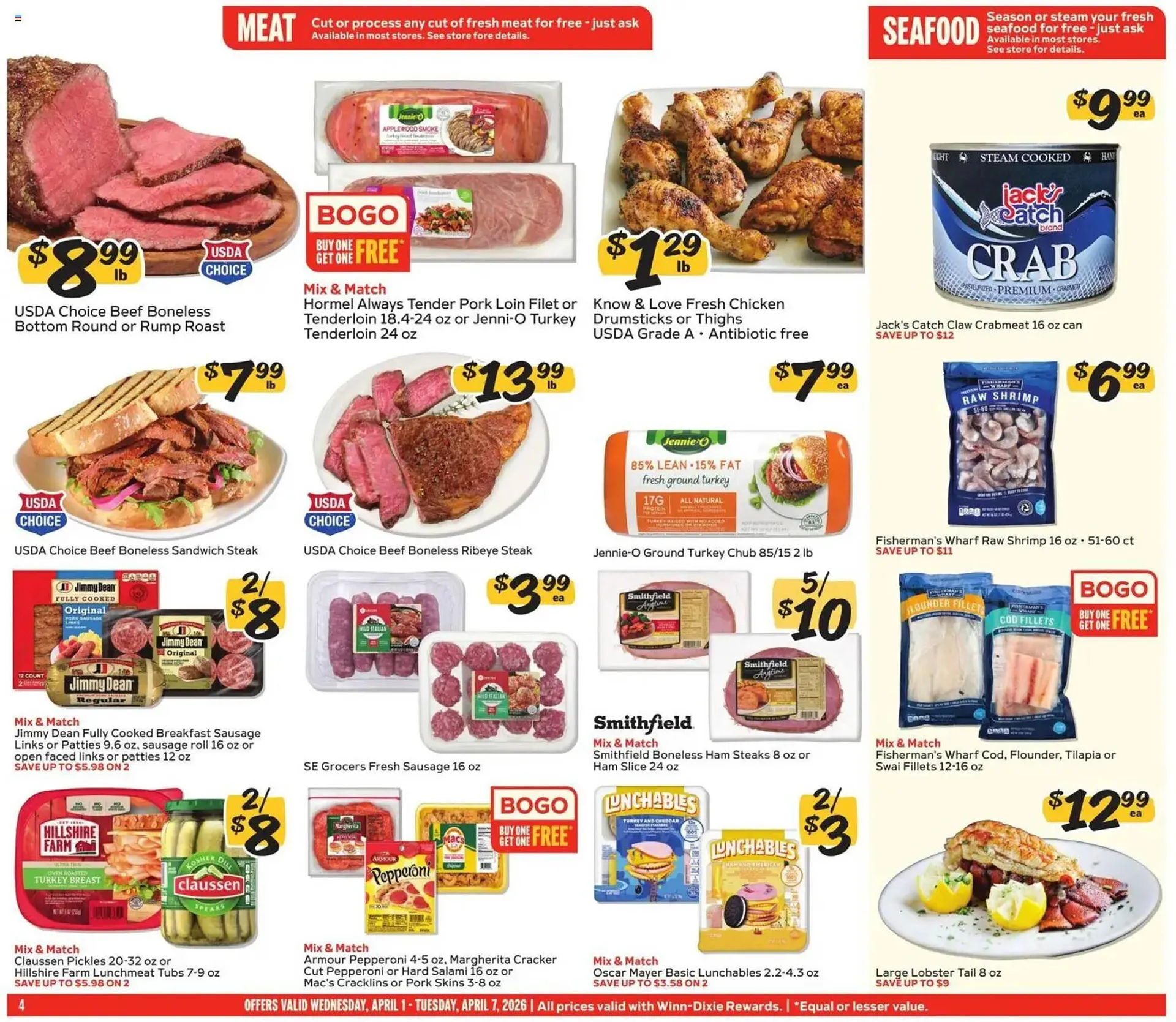 Weekly ad Winn Dixie weekly ad from April 1 to April 8 2026 - Page 4