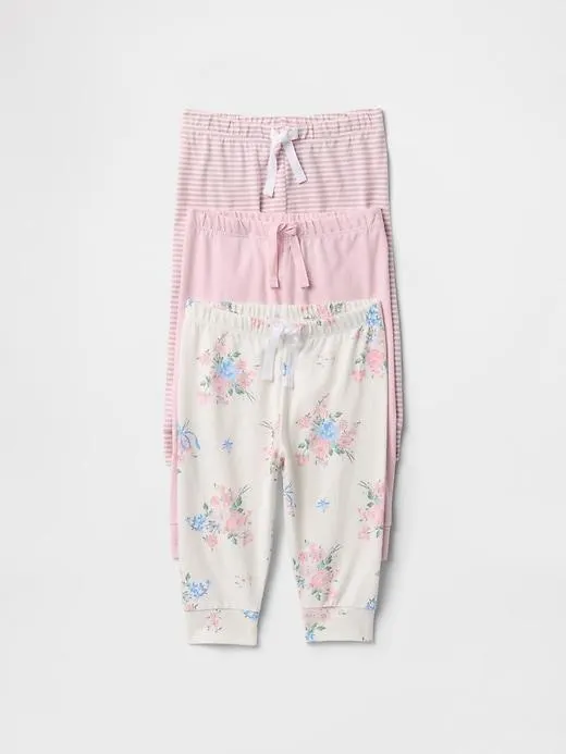 Baby First Favorites Organic Cotton Pull-On Pants (3-Pack)