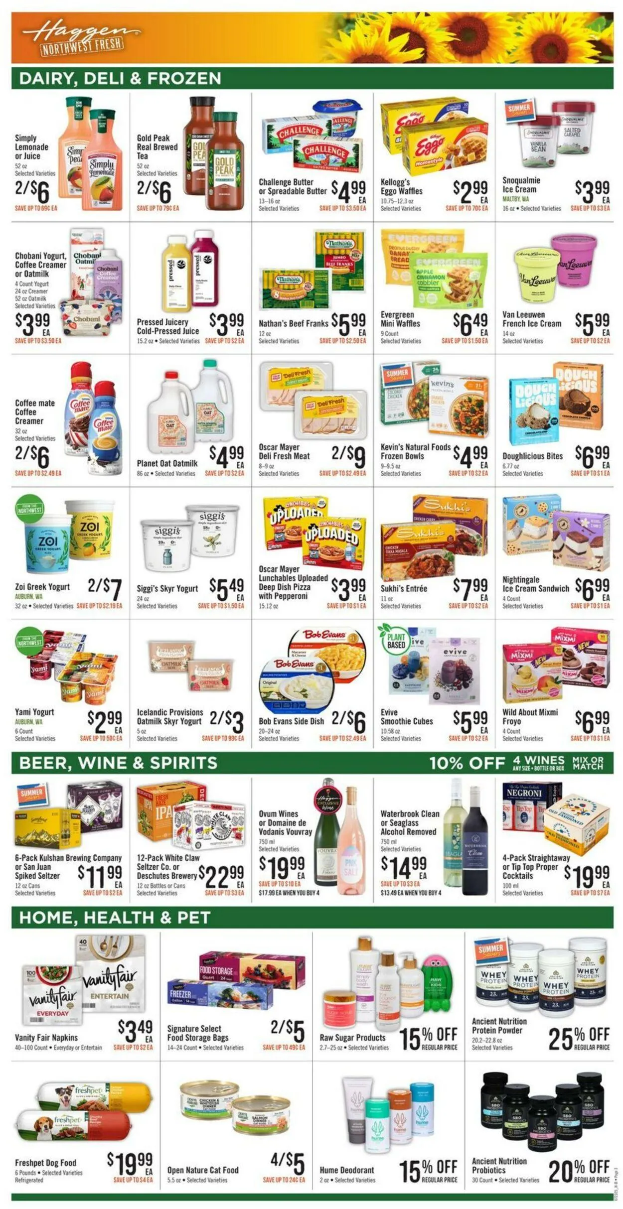 Weekly ad Haggen Current weekly ad from July 23 to August 5 2025 - Page 3