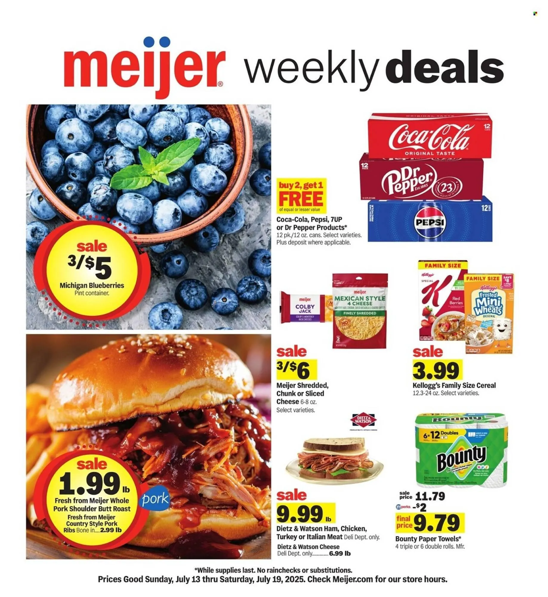 Weekly ad Meijer Weekly Ad from July 13 to July 19 2025 - Page 1