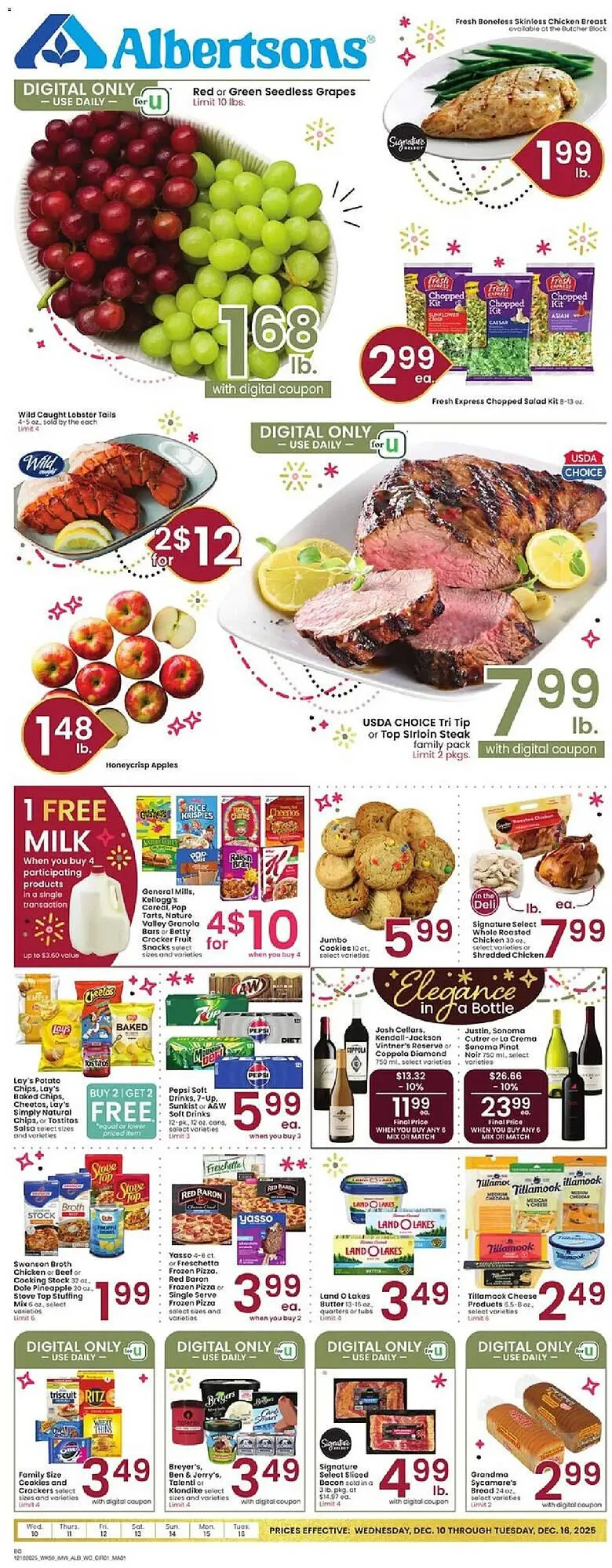 Weekly ad Albertsons weekly ad from December 10 to December 16 2025 - Page 1