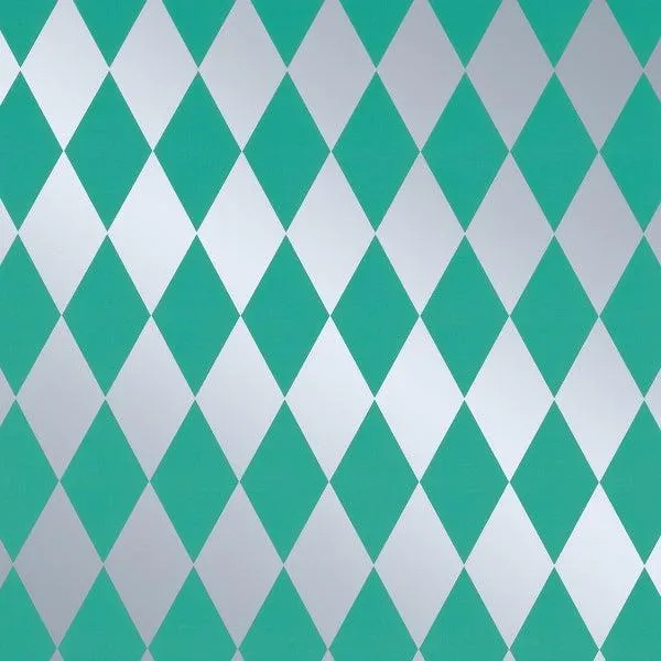 The Container Store Silver Diamonds Wrapping Paper