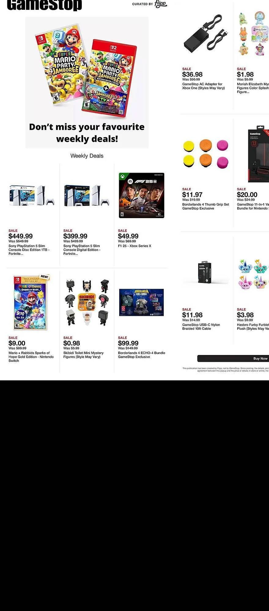 Game Stop weekly ad - 1
