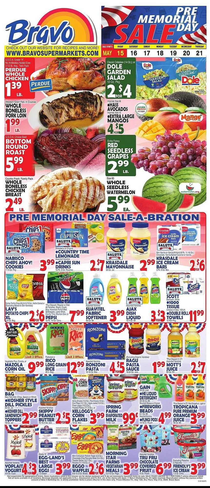 Bravo Supermarkets weekly ad - 1
