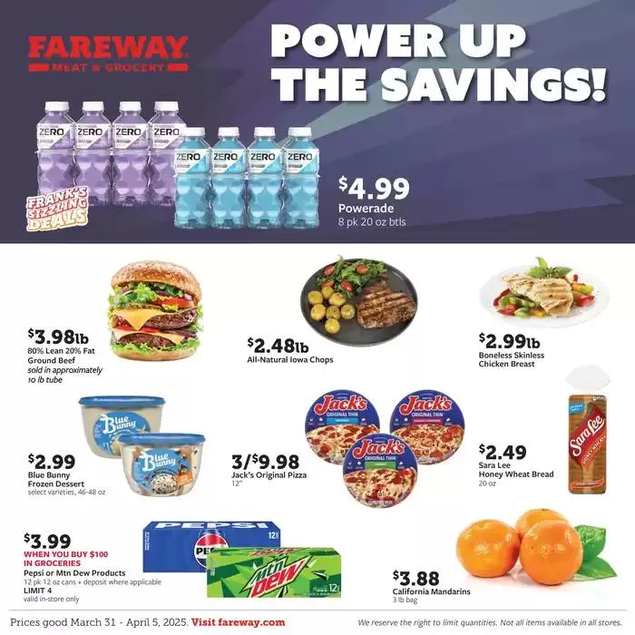 Weekly ad Our best bargains from March 31 to April 5 2025 - Page 1