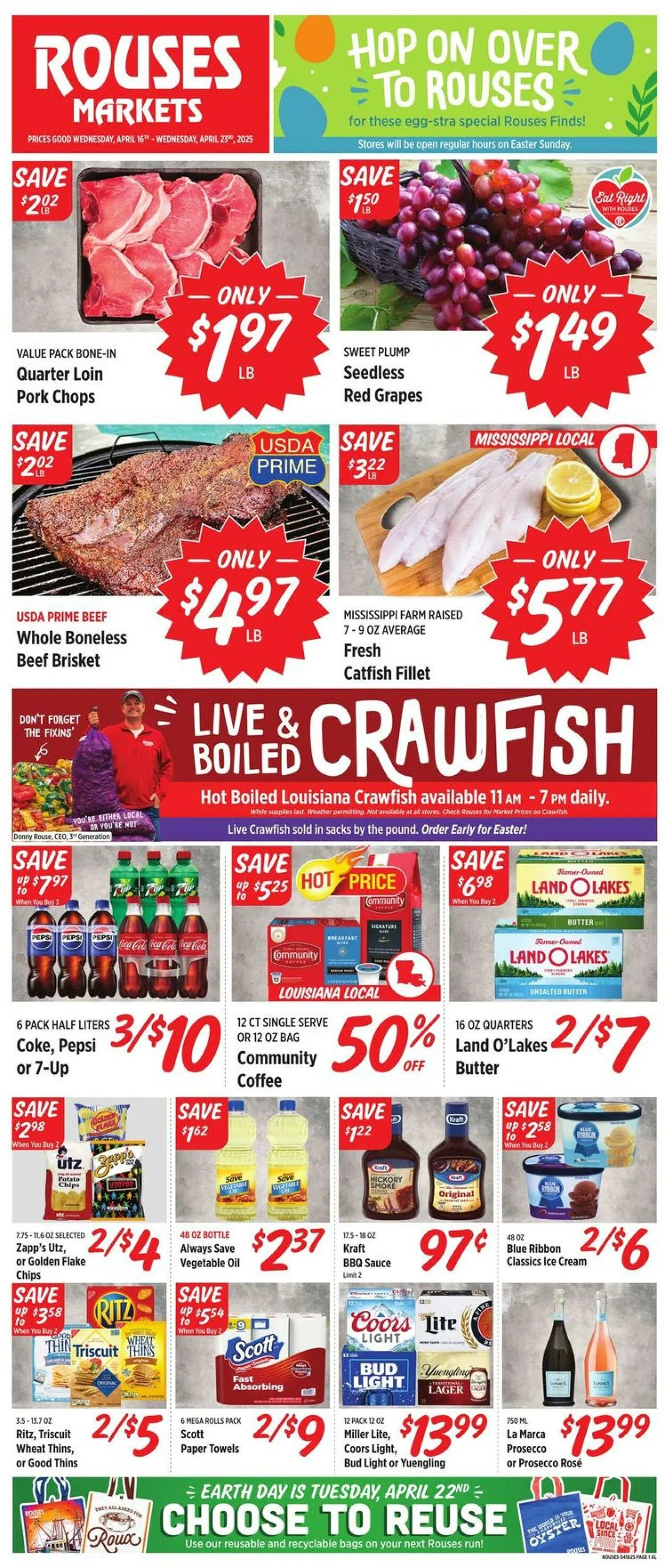 Weekly ad Rouses Current weekly ad from April 16 to April 23 2025 - Page 1