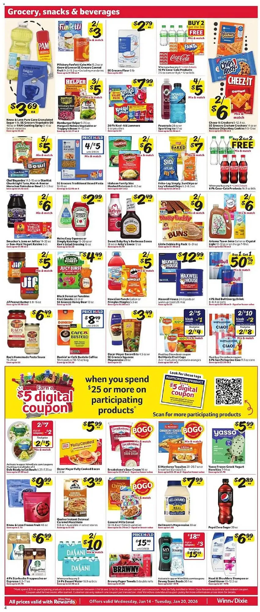 Weekly ad Winn Dixie weekly ad from January 14 to January 20 2026 - Page 4