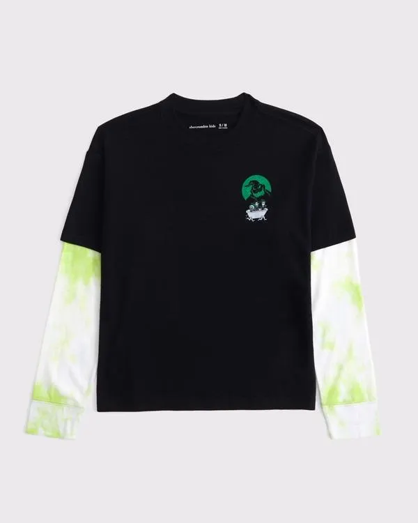 nightmare before christmas twofer graphic tee