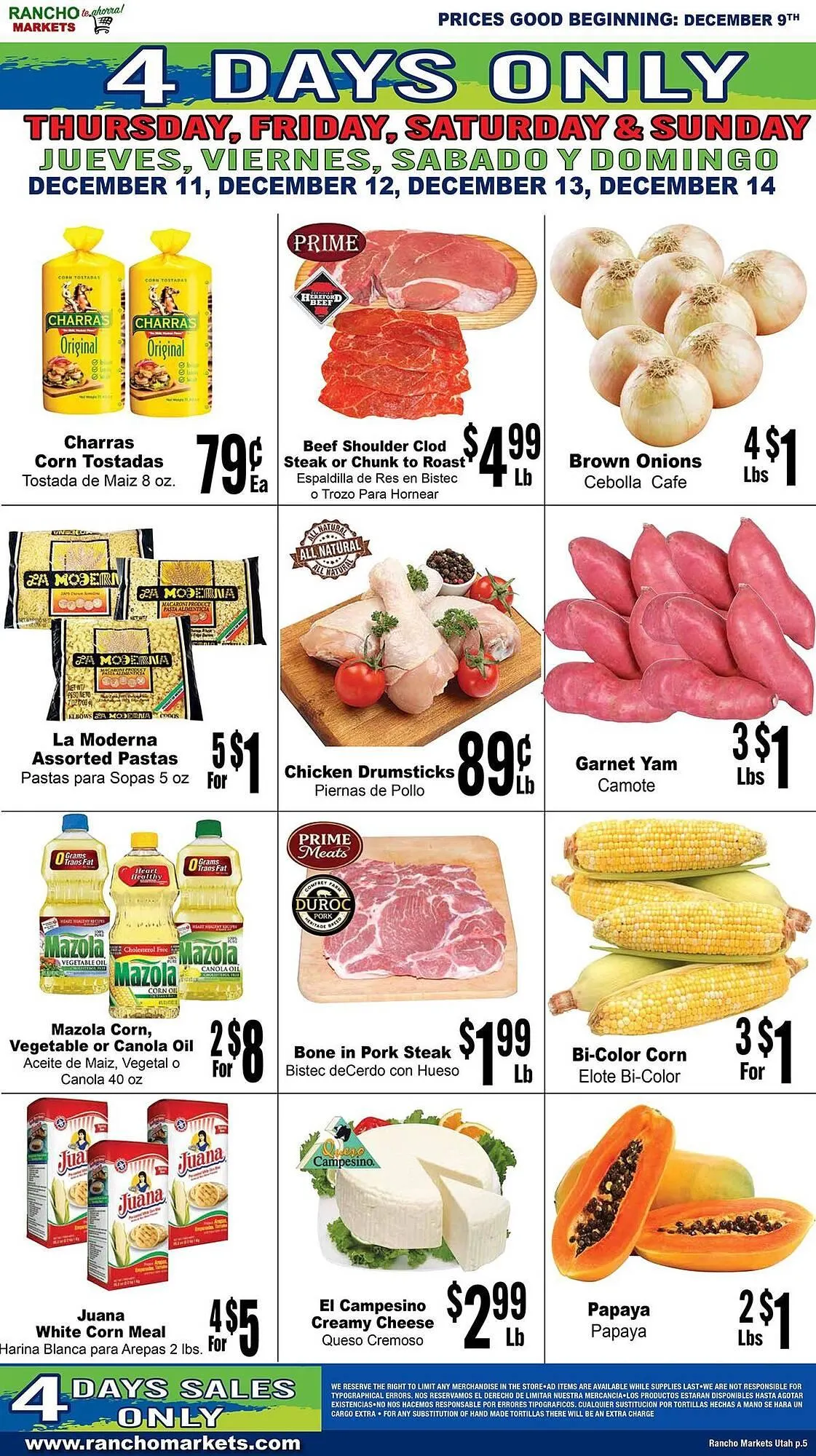Weekly ad Rancho Markets weekly ad from December 9 to December 15 2025 - Page 5